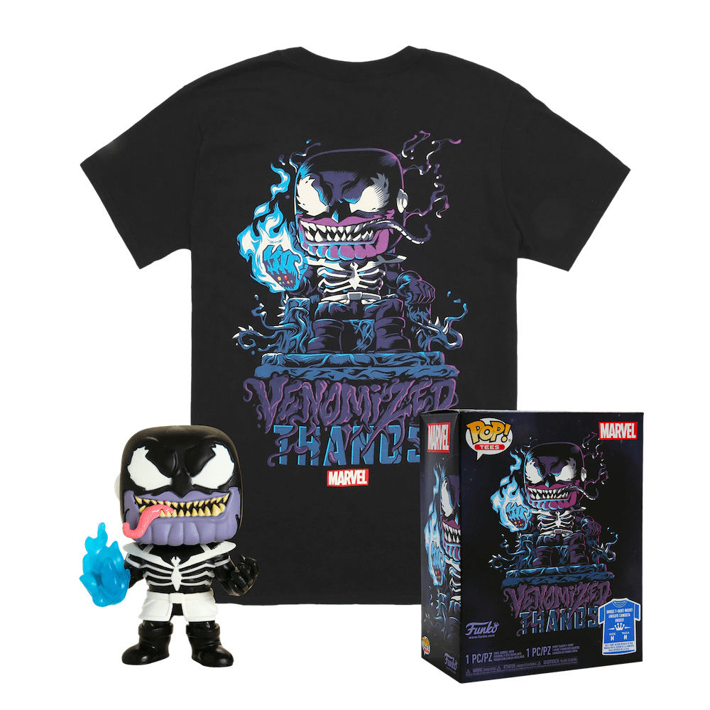

Набор Футболка + Фигурка Funko POP: Marvel Venom – Venomized Thanos