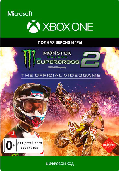Monster Energy Supercross 2. The Official Videogame 2 [Xbox One, Цифровая версия] (Цифровая версия)