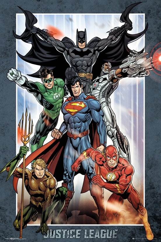 цена Постер DC Comics: Justice League Group