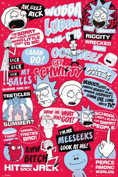 Постер Rick And Morty: Quotes