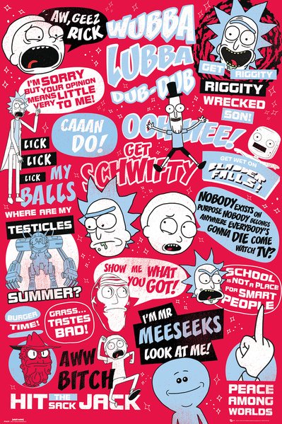

Постер Rick And Morty: Quotes