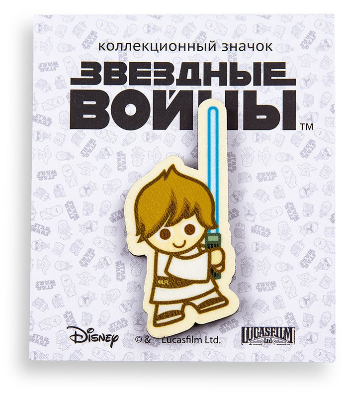 

Значок деревянный Disney: Звёздные войны 1 – Люк Скайуокер