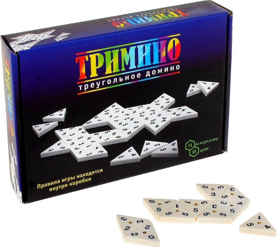 Настольная игра Треугольное домино: Тримино