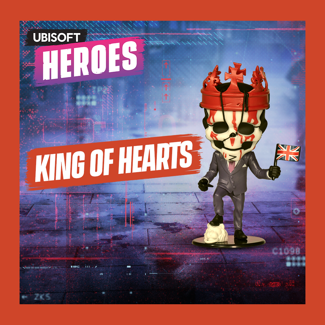 Фигурка Ubisoft Heroes: Watch Dogs: Legion – King Of Hearts (10 см)