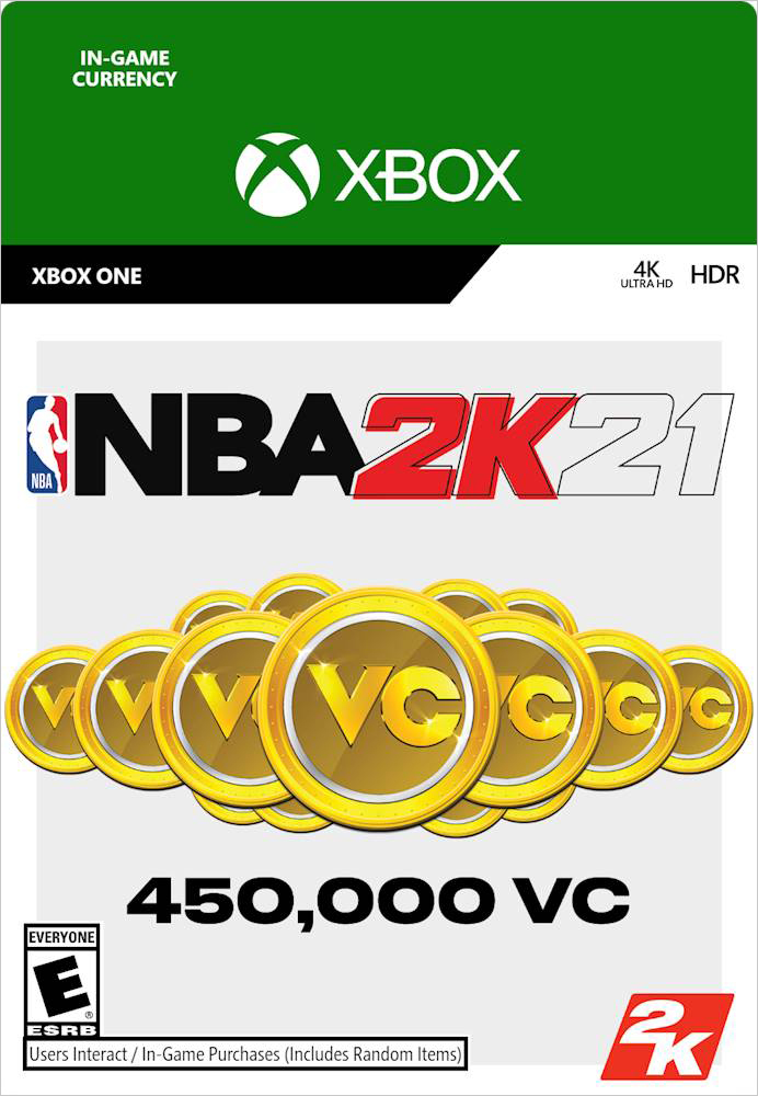 NBA 2K21. 450000 VC [Xbox One, Цифровая версия] (Цифровая версия) цена и фото