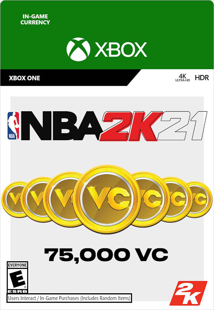 NBA 2K21. 75000 VC [Xbox One, Цифровая версия] (Цифровая версия) цена и фото