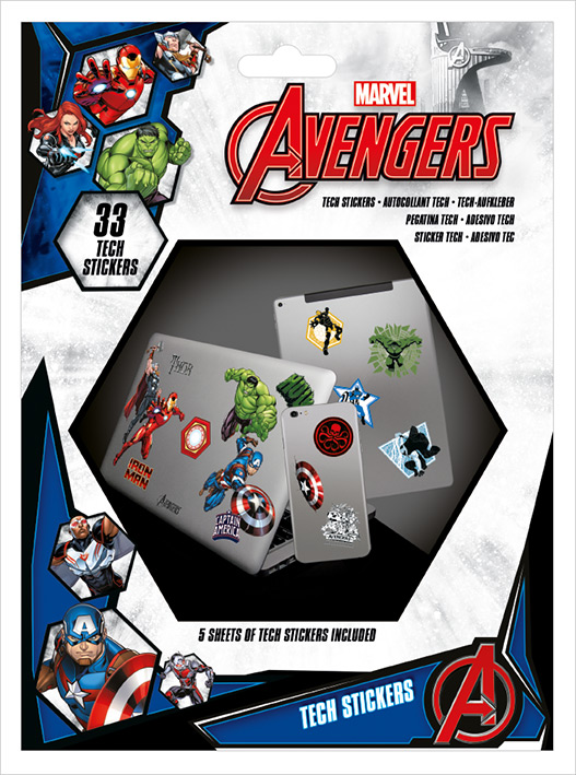 

Набор наклеек Marvel: Avengers