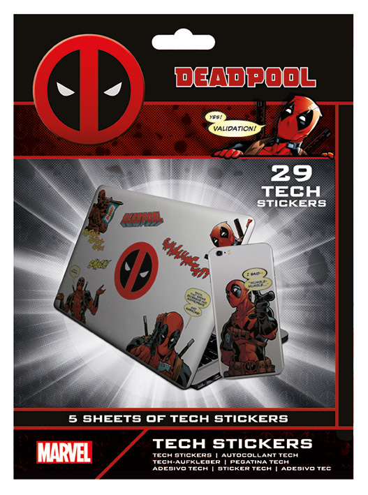 

Набор наклеек Deadpool: Merc With A Mouth