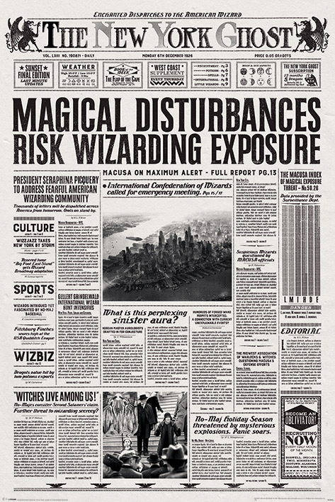 

Постер Fantastic Beasts: The New York Ghost