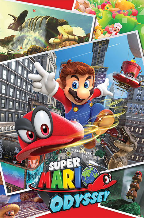 

Постер Nintendo: Super Mario Odyssey Collage