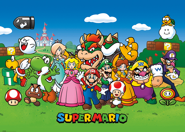 цена Постер Nintendo: Super Mario Animated