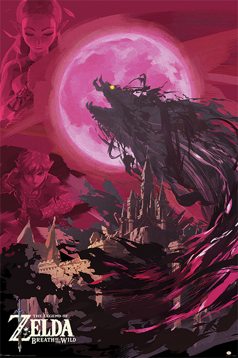

Постер Nintendo: The Legend Of Zelda Breath Of The Wild – Ganon Blood Moon