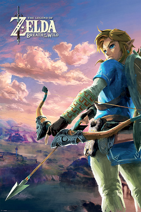 

Постер Nintendo: The Legend Of Zelda Breath Of The Wild – Hyrule Scene Landscape