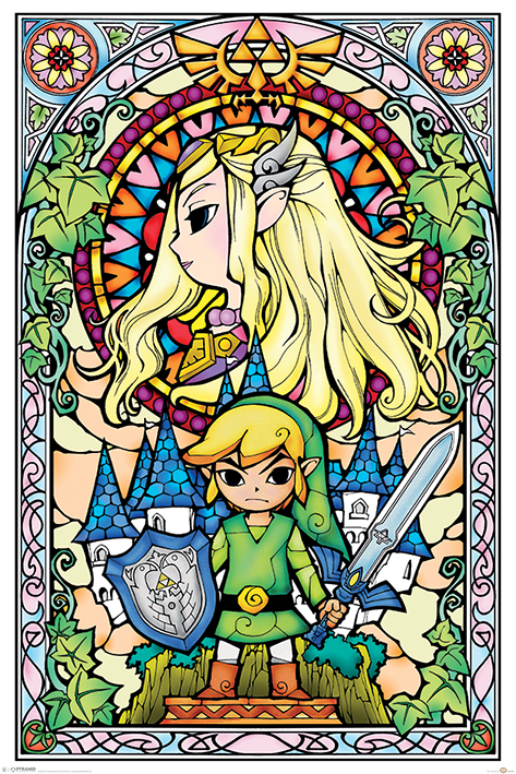 

Постер Nintendo: The Legend Of Zelda – Stained Glass