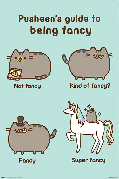 

Постер Pusheen The Cat: Super Fancy