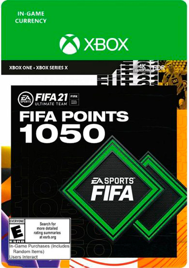 цена FIFA 21 Ultimate Team: 1050 очков FIFA Points [Xbox, Цифровая версия] (Цифровая версия)