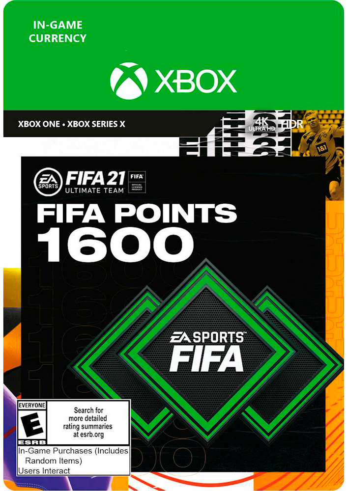 цена FIFA 21 Ultimate Team: 1600 очков FIFA Points [Xbox, Цифровая версия] (Цифровая версия)