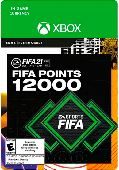 FIFA 21 Ultimate Team: 12000 очков FIFA Points [Xbox, Цифровая версия] (Цифровая версия)