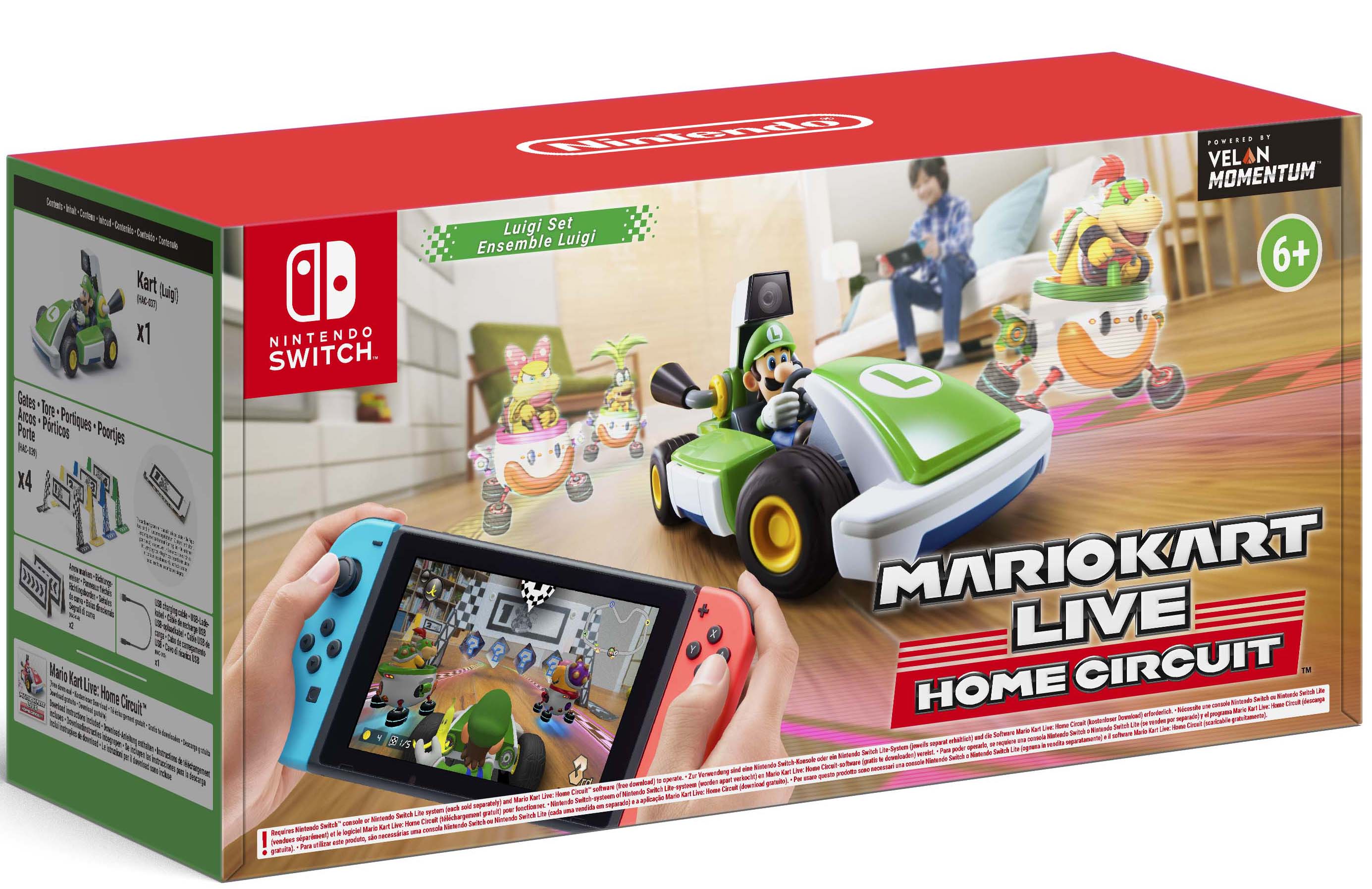 Mario Kart Live – Home Circuit: Набор Luigi для Nintendo Switch от 1С Интерес