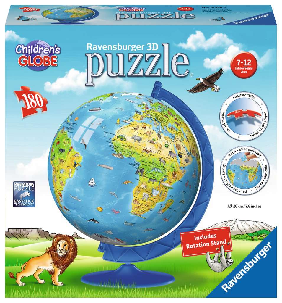3D Puzzle Глобус Детский мир (180 элементов)