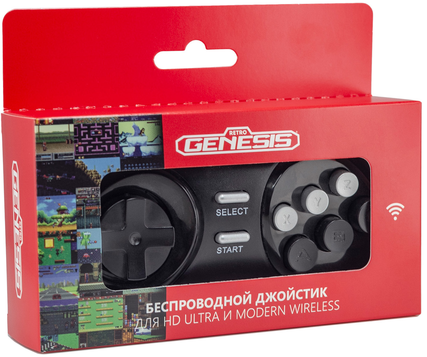 Джойстик 16 Bit P2 беспроводной для Retro Genesis HD Ultra