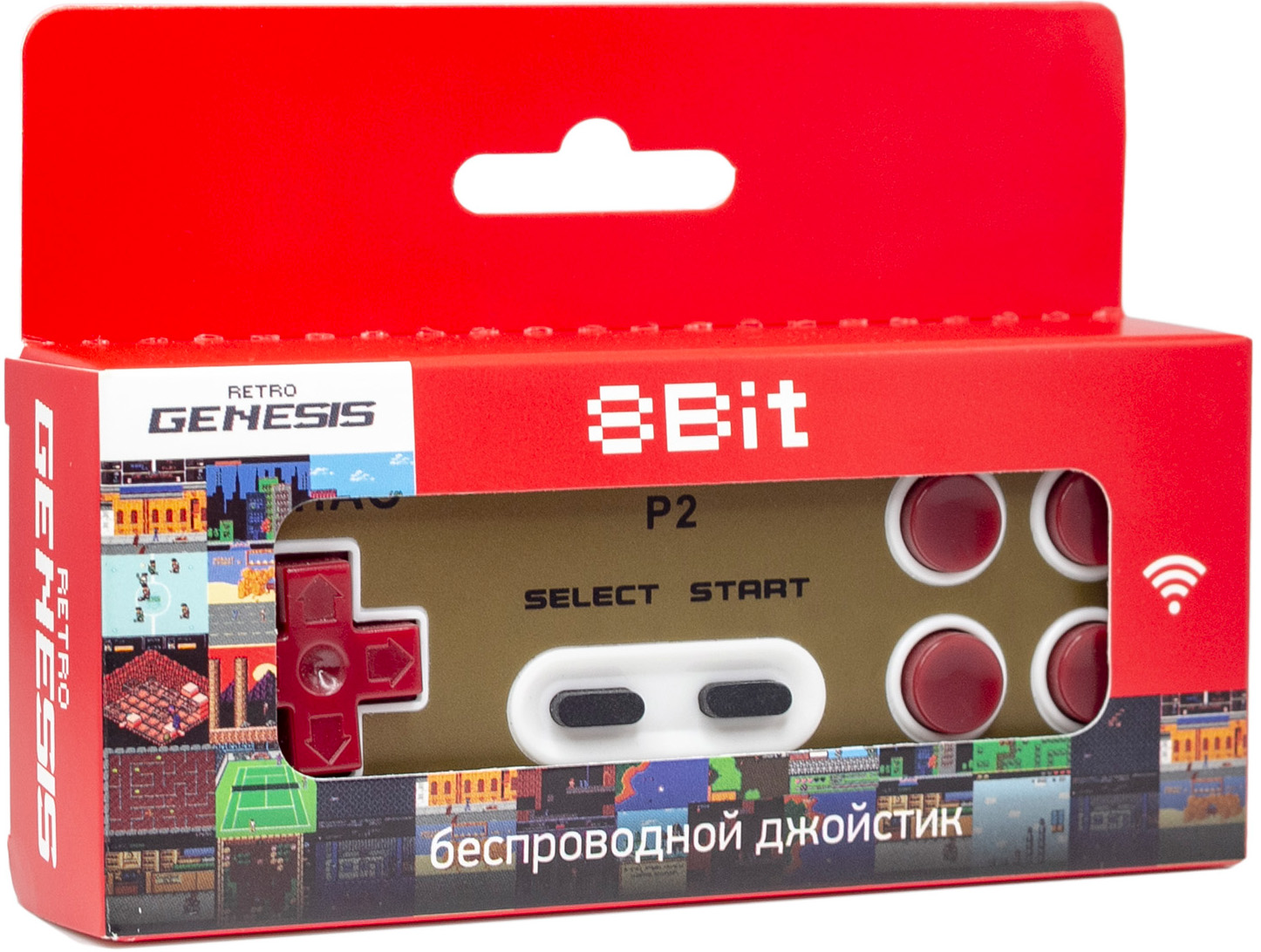 Джойстик 8 Bit P2 беспроводной для Retro Genesis