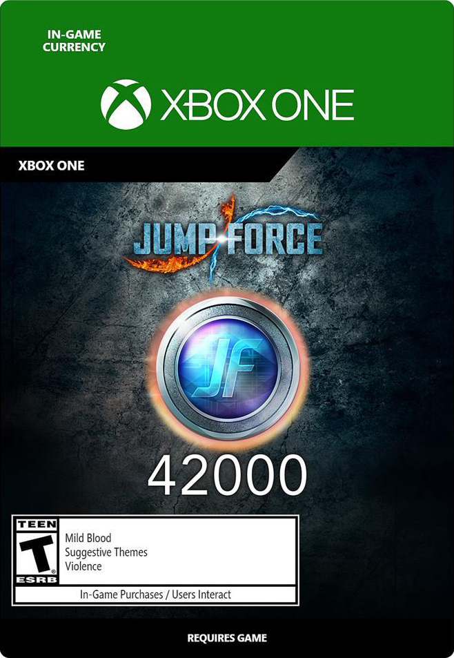 цена Jump Force. 42000 Medals [Xbox One, Цифровая версия] (Цифровая версия)