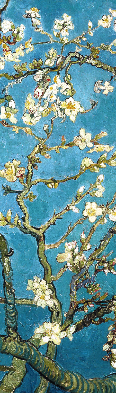 Закладка с резинкой Ван Гог: Цветущие ветки миндаля от 1С Интерес