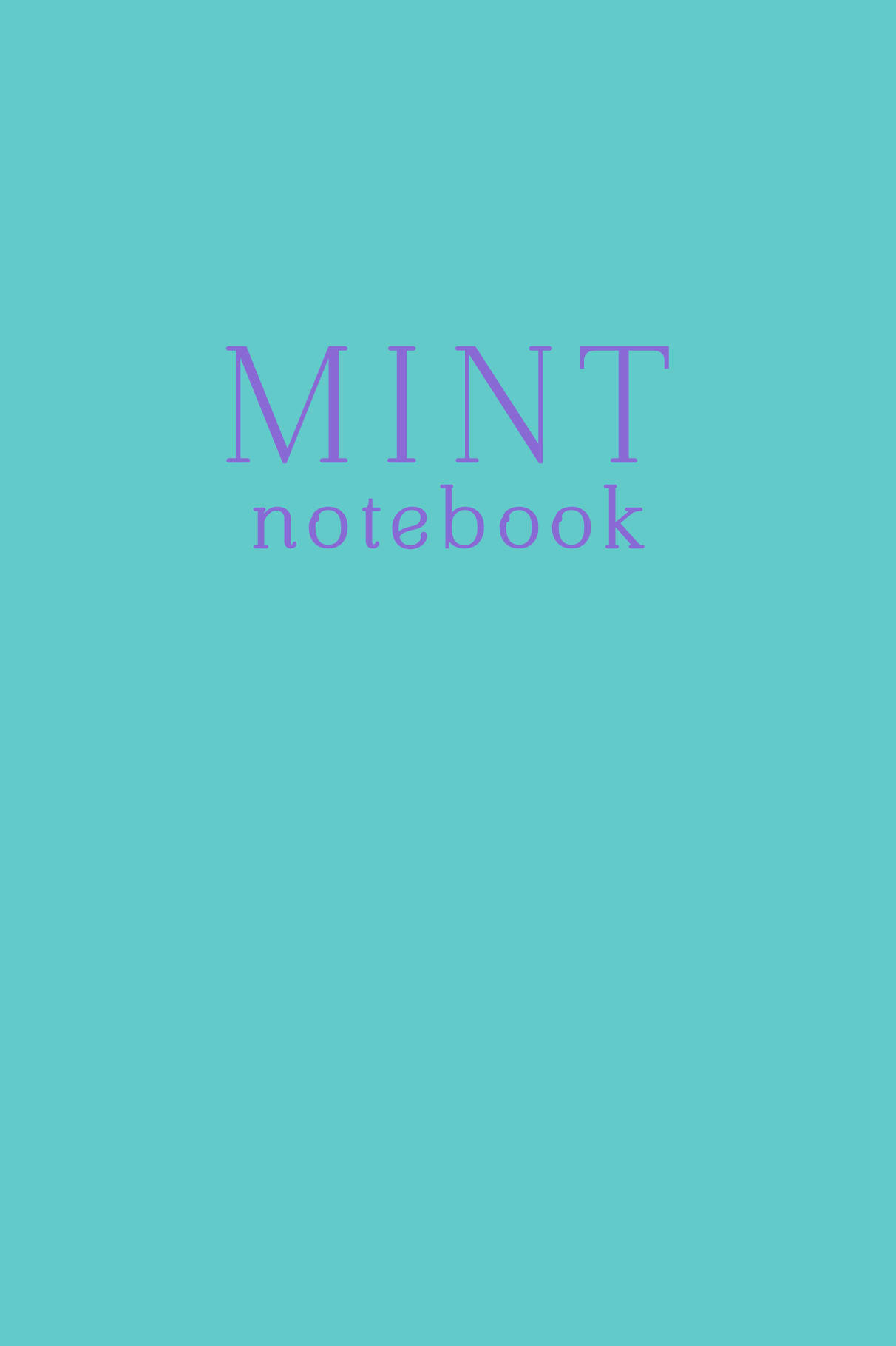 Блокнот Mint Notebook A5