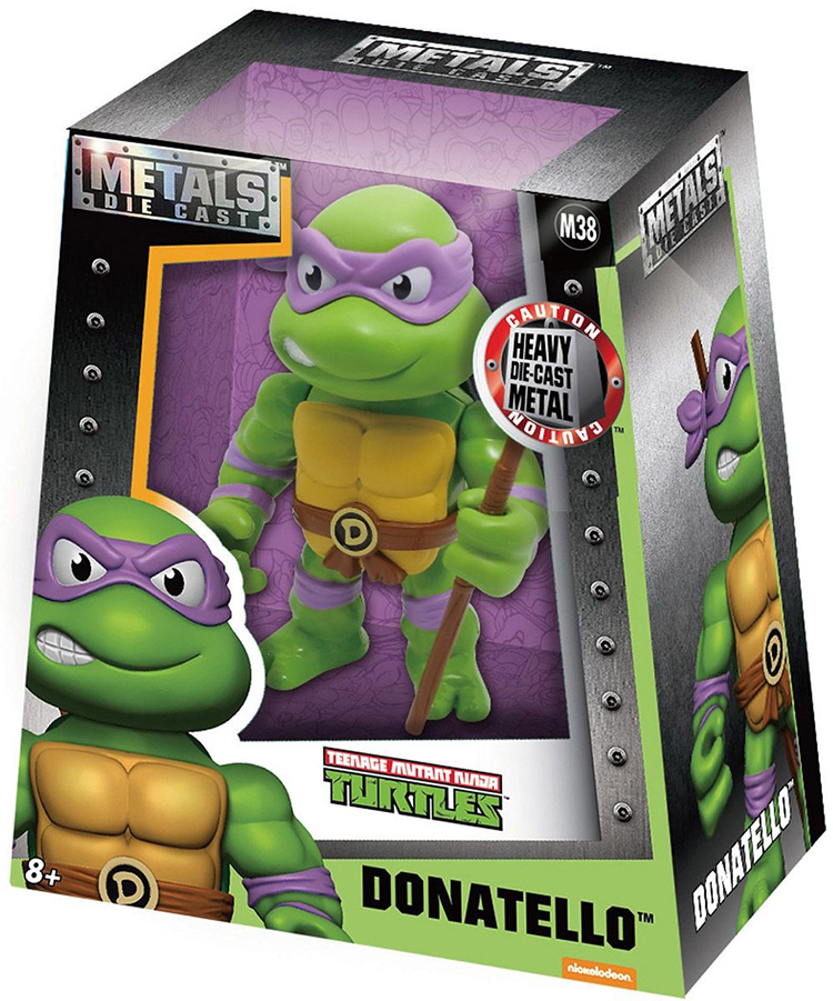 Фигурка металлическая Черепашки-ниндзя: Donatello (10 см)