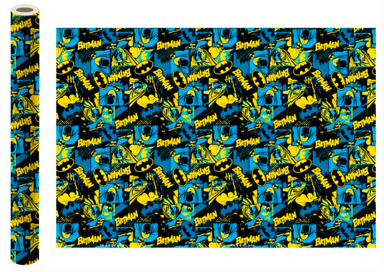 Бумага упаковочная Batman (синяя) 700x1000 мм (2 шт.) от 1С Интерес