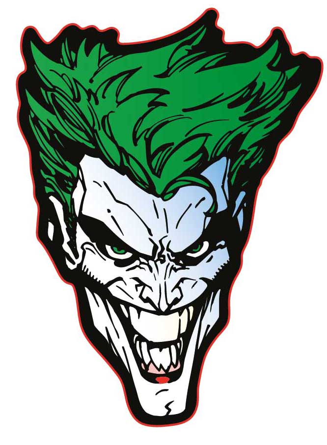 

Наклейка-патч для одежды DC: Джокер 1