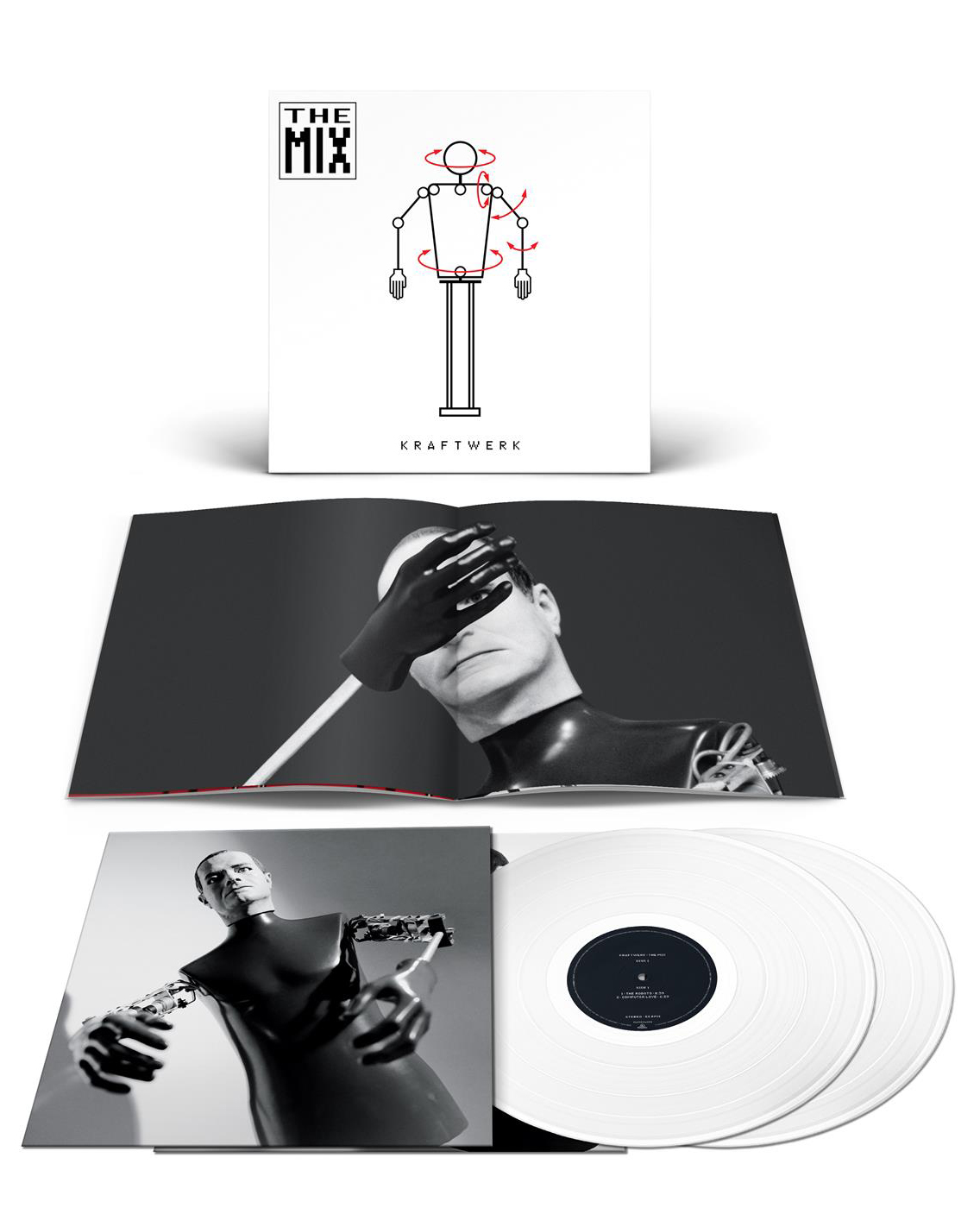 Kraftwerk &ndash; The Mix. Coloured White Vinyl (2 LP) от 1С Интерес