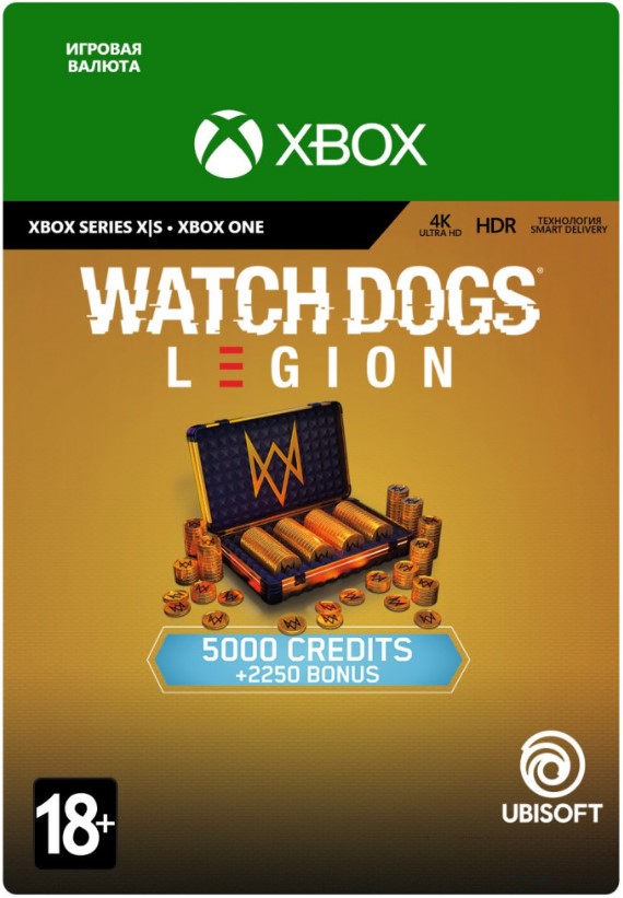 цена Watch Dogs Legion. Credits Pack. 7250 кредитов [Xbox, Цифровая версия] (Цифровая версия)