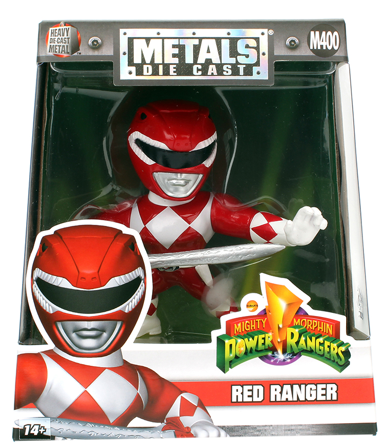 Фигурка металлическая Power Rangers: Red Ranger (10 см)