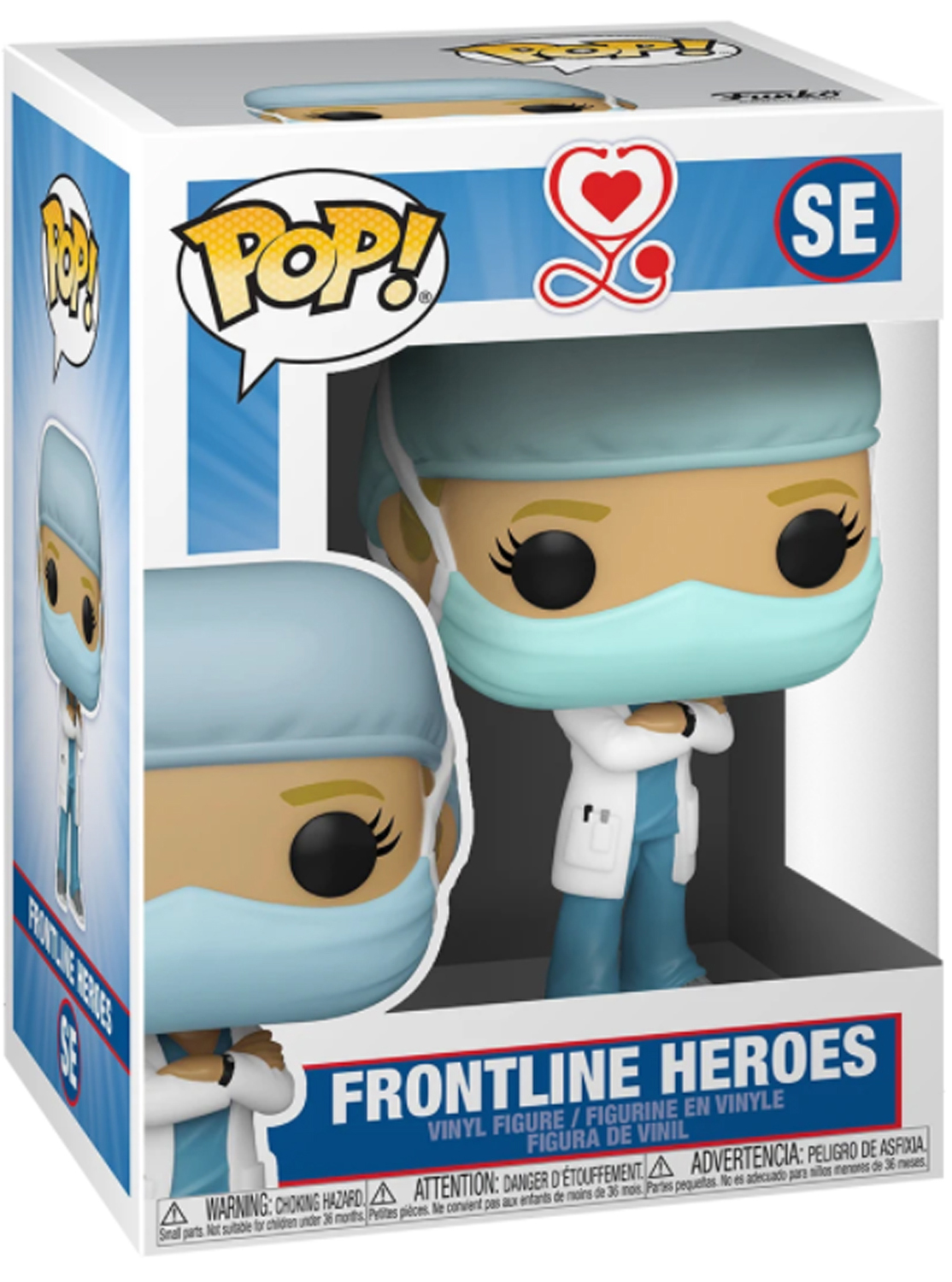 

Фигурка Funko POP Frontline Heroes: Frontline Worker Female Blue (9,5 см)