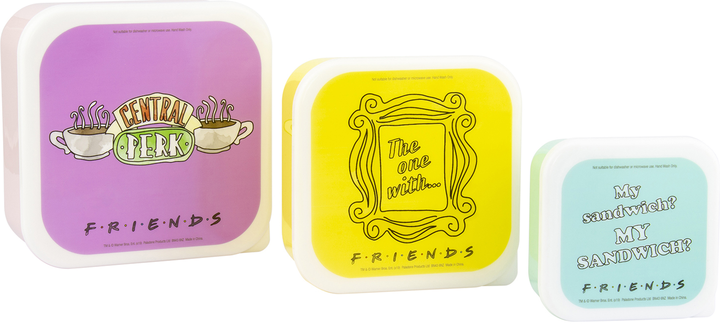 

Набор контейнеров для продуктов Friends 3-Pack