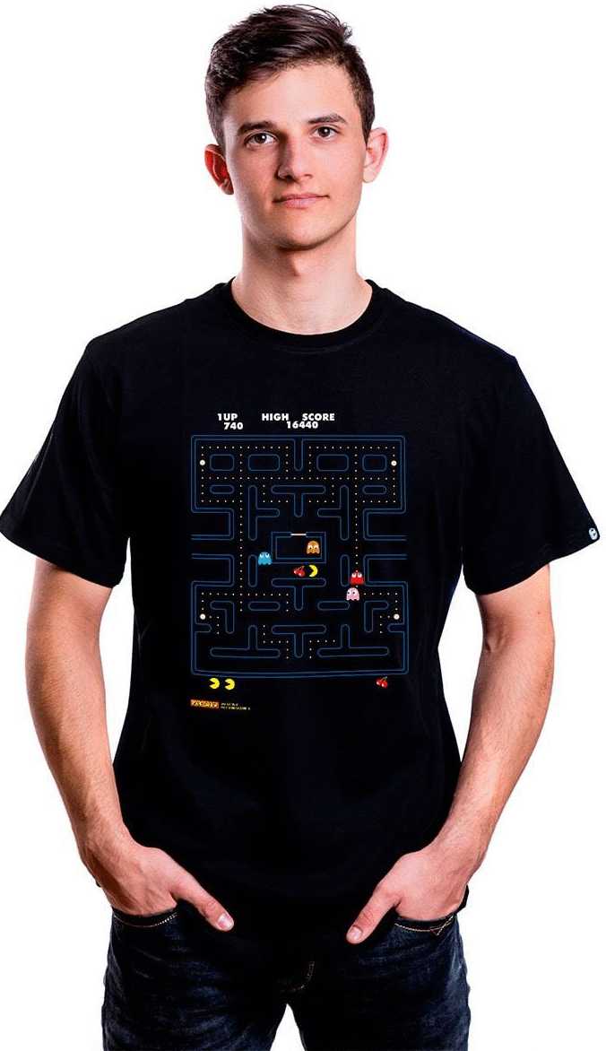 

Футболка Pac-Man: Maze