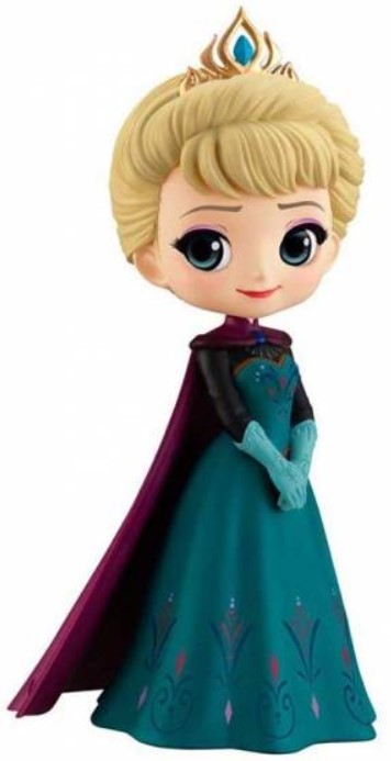 Фигурка Q Posket: Disney Characters – Frozen Elsa Coronation Style A Normal Color (14 см) bandai 3 style 2pcs set q posket snow queen elsa