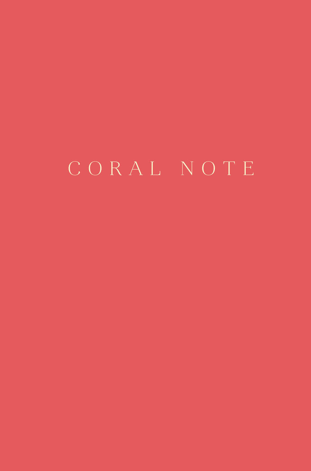 Блокнот Coral Note