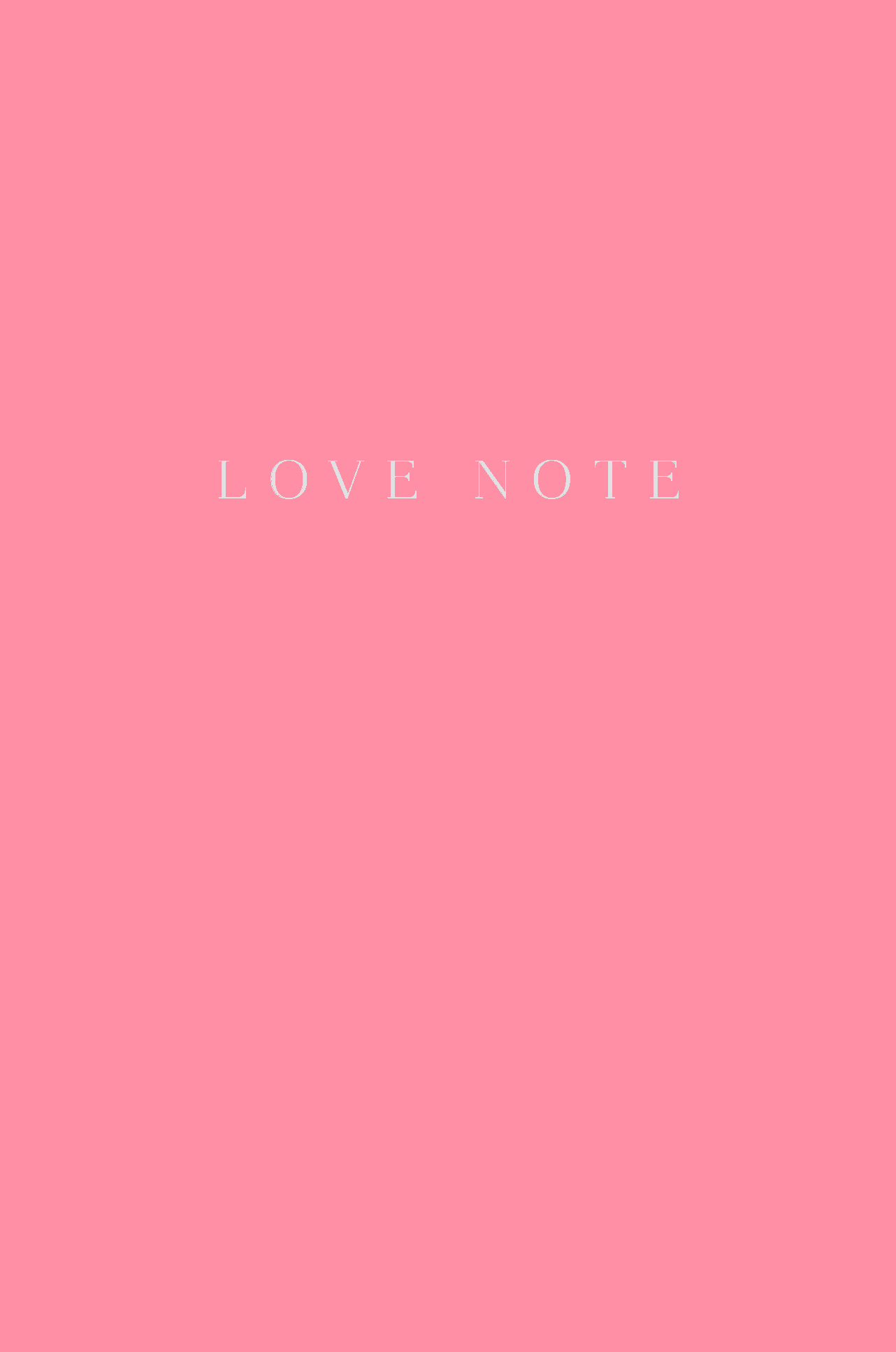 

Блокнот Love Note