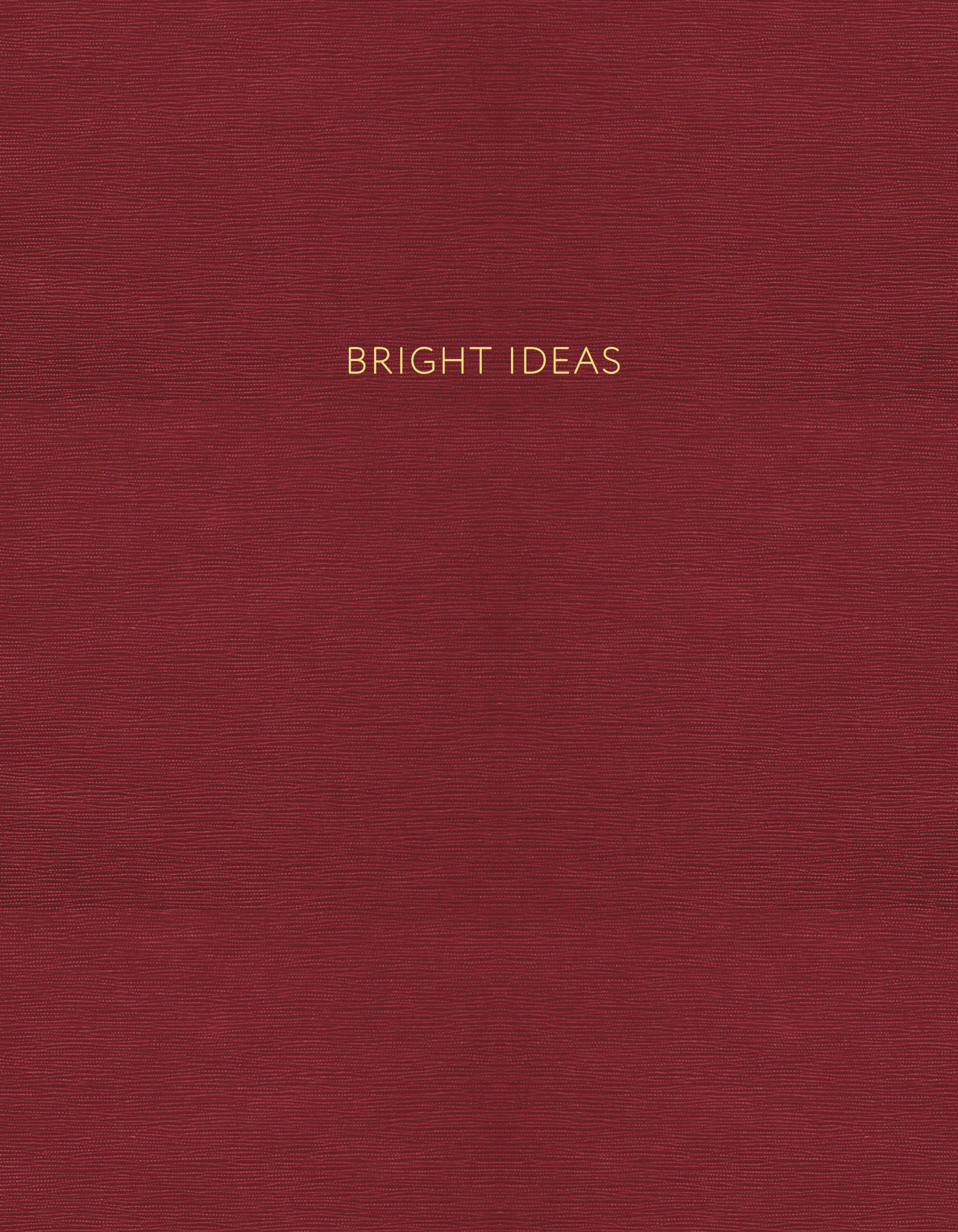 Блокнот Bright Ideas (Красный)