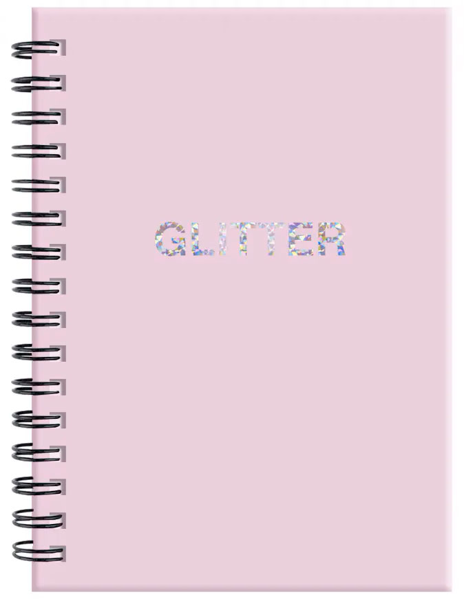 

Ежедневник Glitter (розовый)