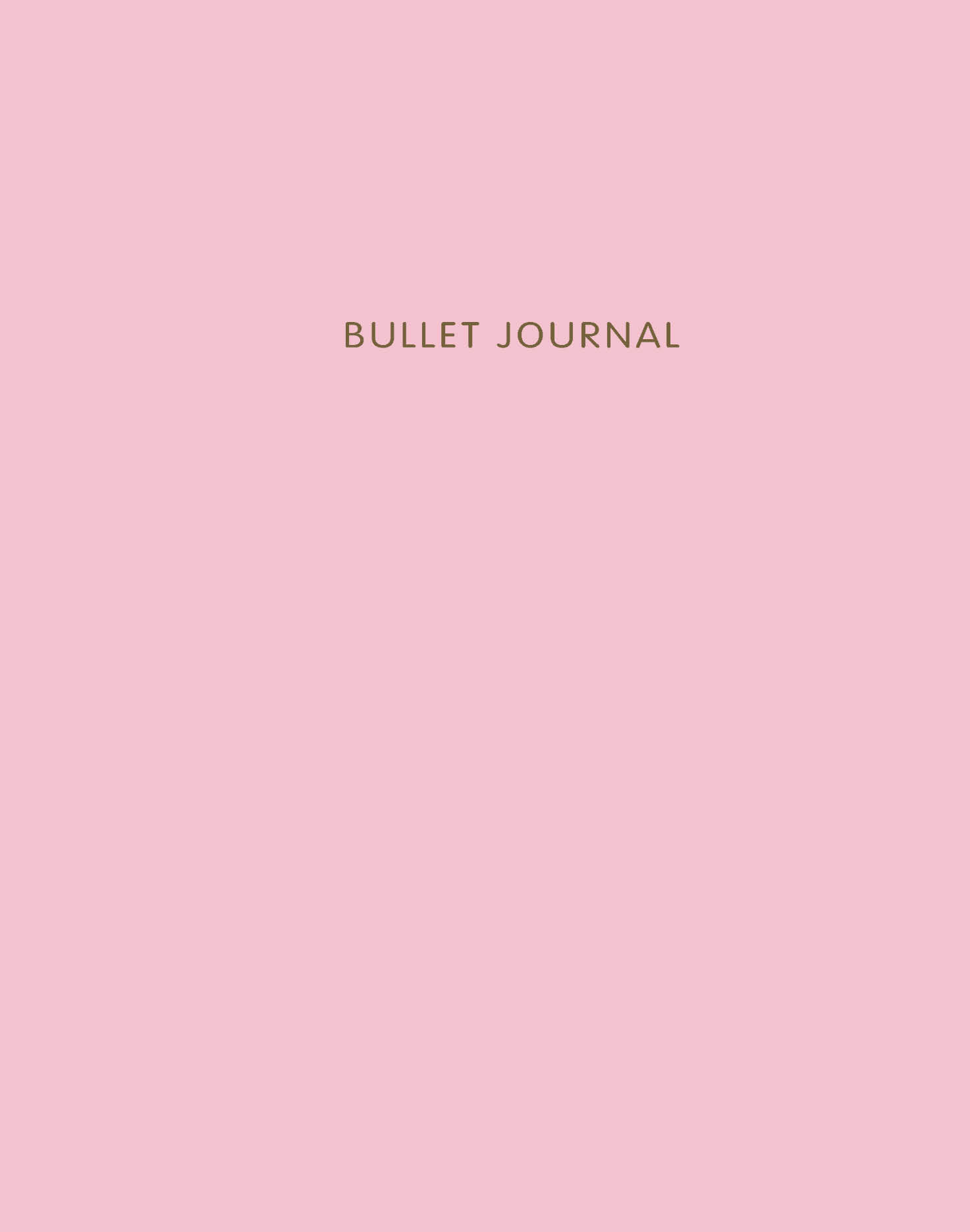 

Блокнот Bullet Journal (розовый)