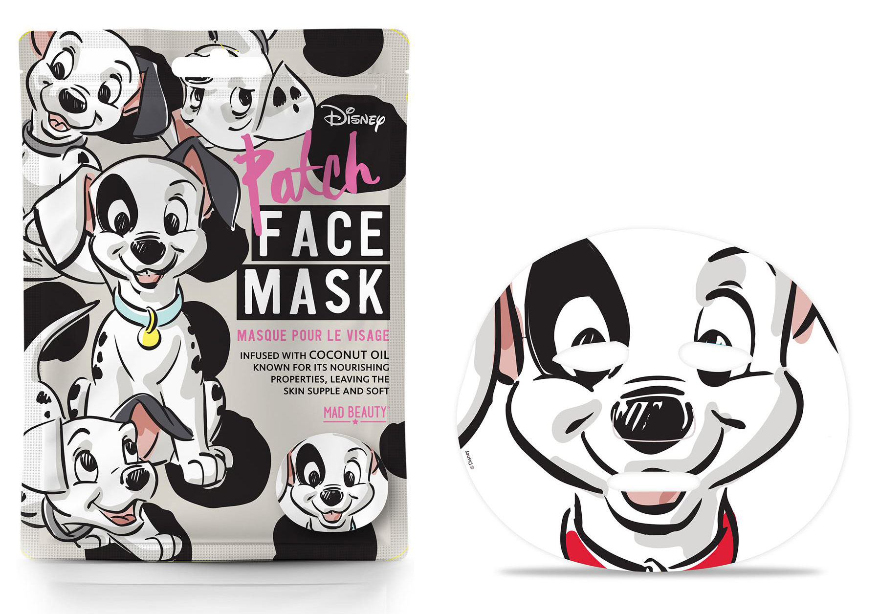 

Маска для лица Disney 101 Dalmatians – Увлажняющая c кокосовым маслом