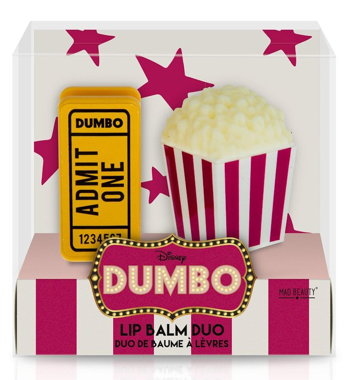 Бальзам для губ Disney: Dumbo Popcorn & Ticket 2-Pack