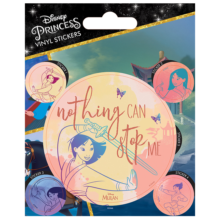 

Набор наклеек Mulan Nothing Can Stop Me