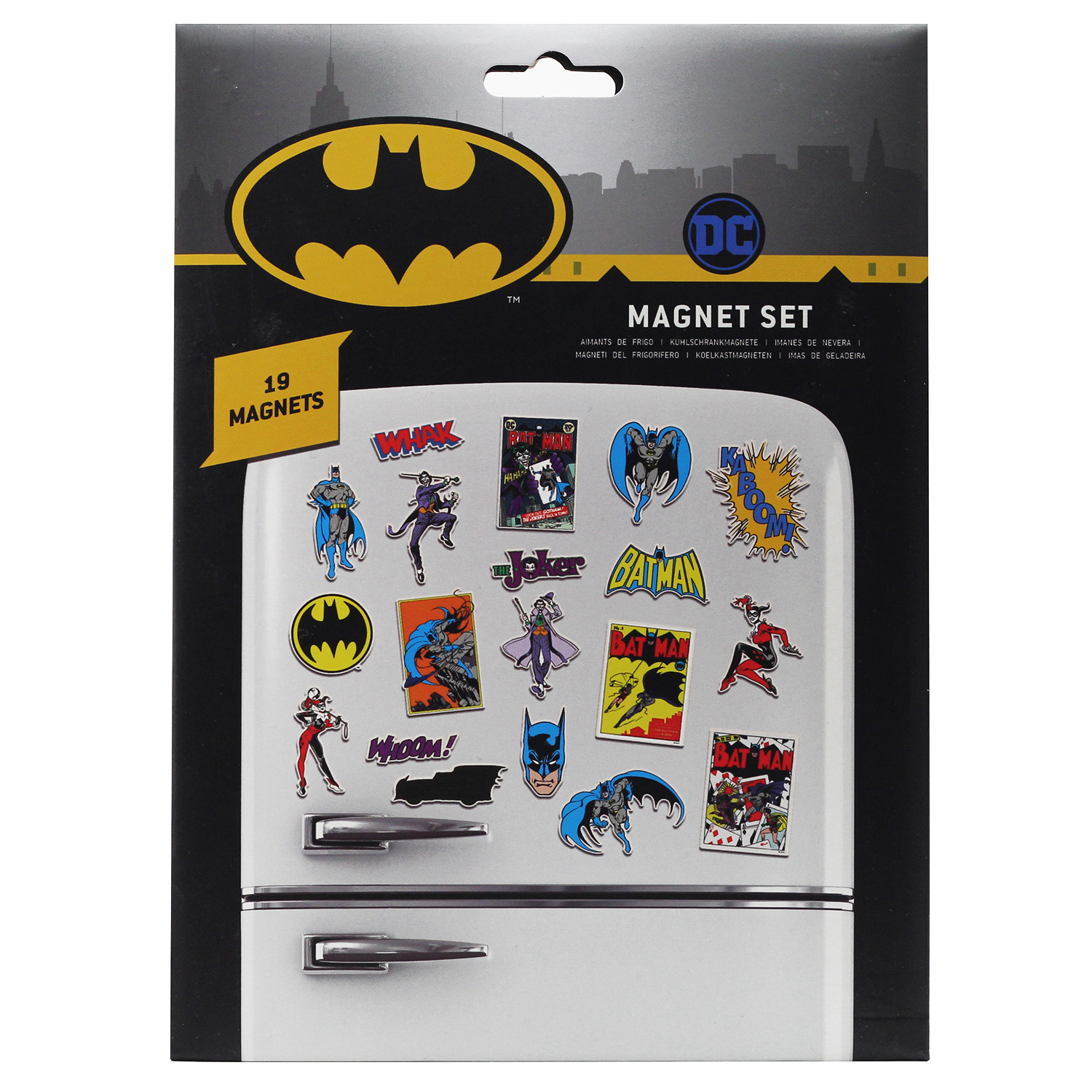 

Набор магнитов DC Comics: Batman Retro 19-Pack