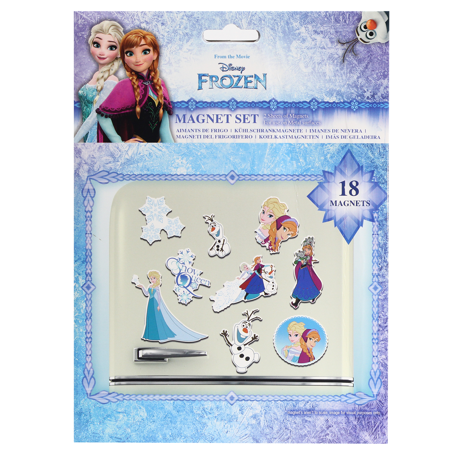 цена Набор магнитов Frozen: Sisters 18-Pack