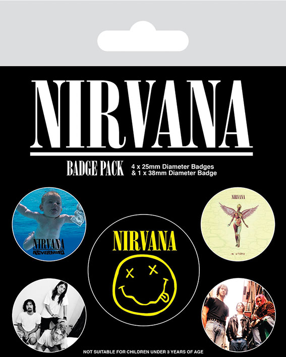 

Набор значков Nirvana Iconic 5-Pack